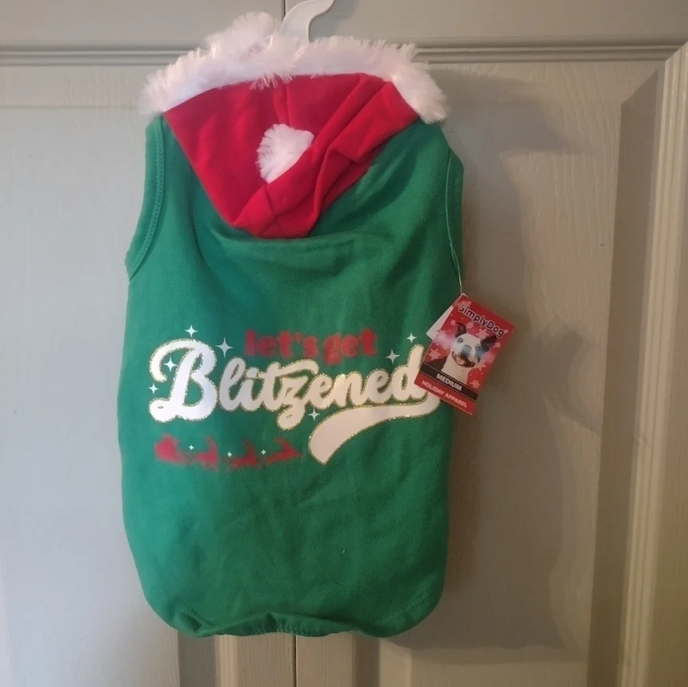 New with tags dog size medium Christmas costume outfit